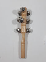 Wood Stick with Bells 7 1/2" Long Musical Instrument Noisemaker Toy