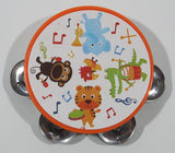 Zoo Animal Themed Tambourine 4 1/2" Musical Instrument Noisemaker Toy