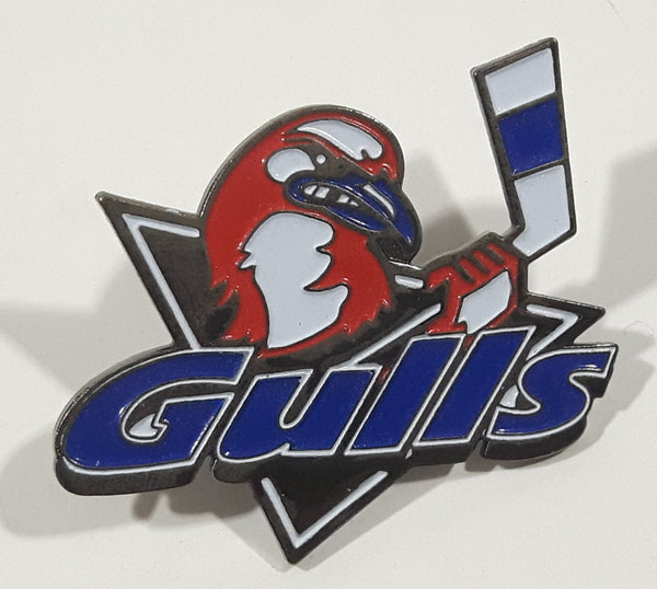 San Diego Jr. Gulls Hockey Team 1 1/4" x 1 3/8" Enamel Metal Lapel Pin