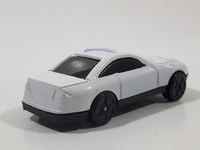 Unknown Brand #555 Racing White Die Cast Toy Car Vehicle