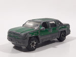 2002 Matchbox Rescue Rookies Chevrolet Avalanche Green 1:75 Scale Die Cast Toy Car Vehicle