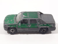 2002 Matchbox Rescue Rookies Chevrolet Avalanche Green 1:75 Scale Die Cast Toy Car Vehicle