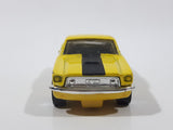 2008 Matchbox '68 Ford Mustang Cobra Jet Yellow Die Cast Toy Muscle Car Vehicle