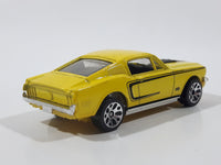 2008 Matchbox '68 Ford Mustang Cobra Jet Yellow Die Cast Toy Muscle Car Vehicle