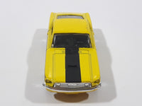 2008 Matchbox '68 Ford Mustang Cobra Jet Yellow Die Cast Toy Muscle Car Vehicle