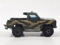 Majorette No. 291 & No. 228 Depanneuse Truck 4WD Army Green Camouflage Die Cast Toy Car Vehicle