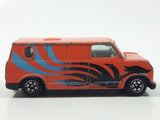 Vintage Yatming No. 1501 Ford Econoline E-150 Van Orange Die Cast Toy Car Vehicle