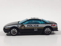 1997 Hot Wheels '93 Warner Oldsmobile Aurora Black and White #54 Police Cop K-9 Unit Cruiser Die Cast Toy Car Vehicle 7SP