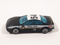 1997 Hot Wheels '93 Warner Oldsmobile Aurora Black and White #54 Police Cop K-9 Unit Cruiser Die Cast Toy Car Vehicle 7SP