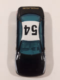 1997 Hot Wheels '93 Warner Oldsmobile Aurora Black and White #54 Police Cop K-9 Unit Cruiser Die Cast Toy Car Vehicle 7SP