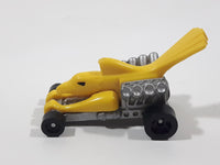 1994 McDonald's Hot Wheels Bold Eagle Yellow Die Cast Toy Car Vehicle