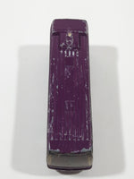 1999 Matchbox Airport Ikarus Coach Bus Purple Die Cast Toy Car Vehicle