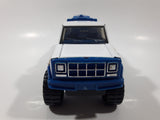 Vintage Buddy L Tow Truck AAA Emergency Service White and Blue Pressed Steel and Plastic Toy Car Vehicle Made in Macau