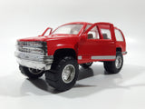 Tootsie Toy Hard Body 1996 Chevy Tahoe Red 1/32 Scale Die Cast Toy Car Vehicle with Opening Doors and Tail Gate
