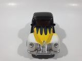 Tootsie Toy Hard Body 1940 Ford Coupe Black with Yellow and White 1/32 Scale Die Cast Toy Car Vehicle with Opening Doors