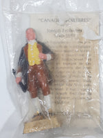 Vintage 1960s Marx Lipton Tea Famous Canadians No.  27 Joseph Frobisher 1740-1810 3" Toy Figure New In Package