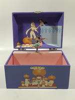 Schmid The Walt Disney Company Aladdin Hand Painted Windup Music Box Plays "A Whole New World"