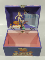 Schmid The Walt Disney Company Aladdin Hand Painted Windup Music Box Plays "A Whole New World"