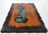 Vintage The Burnt Edge Line from Fantasy Copperware 1908 Mercedes 'Semmering' Racer 11 3/4" x 18" Wood Wall Plaque