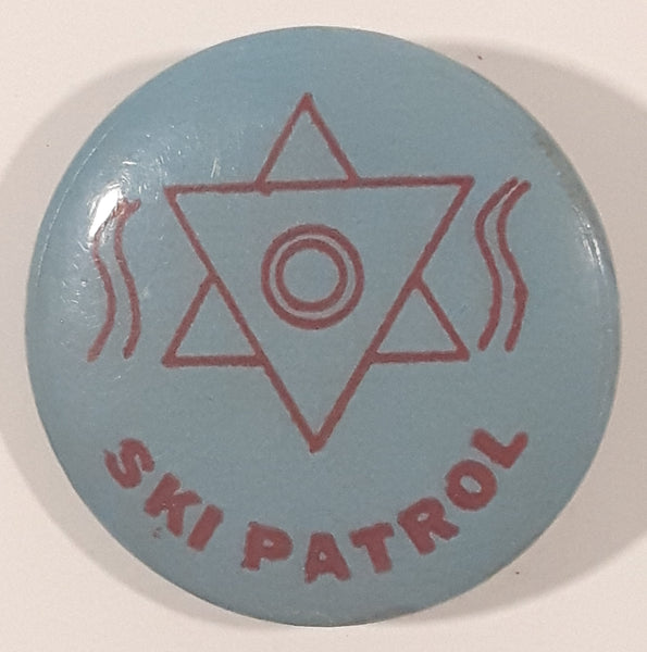 Vintage National Ski Patrol Blue 7/8" Button Pin