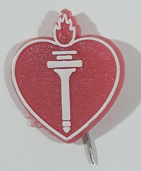 Vintage American Heart Association 5/8" x 3/4" Plastic Pin