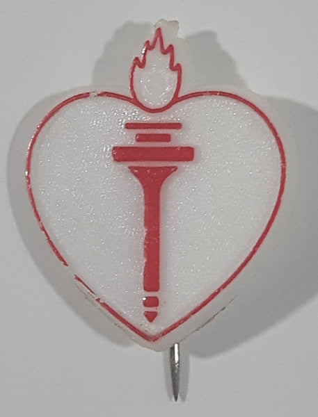Vintage American Heart Association 5/8" x 3/4" Plastic Pin
