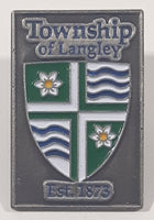 Township of Langley British Columbia Est. 1873 5/8" x 1" Enamel Metal Lapel Pin