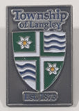 Township of Langley British Columbia Est. 1873 5/8" x 1" Enamel Metal Lapel Pin