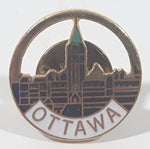 Parliament Hill Building Ottawa 3/4" Enamel Metal Pin