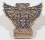 City Of Burnaby Aboriginal Bird Totem Enamel Metal Pin