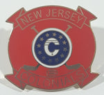 New Jersey Colonials Hockey Team 1 1/8" x 1 1/4" Enamel Metal Lapel Pin