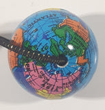 Vintage Earth World Globe Map Hair Tie With USSR Soviet Russia