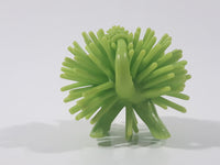 Koosh Ball Style Farm Animal Critter Green Pig 1 3/4" Toy Spiky Figure