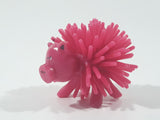 Koosh Ball Style Farm Animal Critter Pink Pig 1 3/4" Toy Spiky Figure