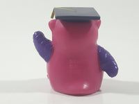 Disney JP Pink Owl Bird in Graduation Cap 1 3/4" Tall Toy Figure