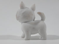 Crayola Scribble Scrubbie 2 1/4" Long White Toy Cat Figure