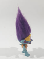 2020 McDonald's Trolls World Tour Party Branch Blue and Purple 5 1/2" Tall Toy Figure