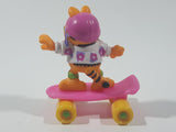 Vintage 1989 Garfield On a Pink Skateboard McDonald's Happy Meal Toy