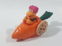 1987-1988 Orange Fraggle Rock 'Gobo' Carrot Shaped Toy Car Vehicle McDonald's Happy Meal Toy