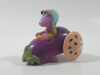 1987-1988 Green Fraggle Rock Mockey Eggplant Shaped Toy Car Vehicle McDonald's Happy Meal Toy