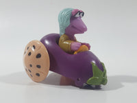 1987-1988 Green Fraggle Rock Mockey Eggplant Shaped Toy Car Vehicle McDonald's Happy Meal Toy