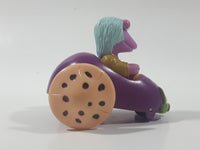 1987-1988 Green Fraggle Rock Mockey Eggplant Shaped Toy Car Vehicle McDonald's Happy Meal Toy