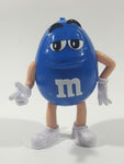 2017 Mars M&M's Blue Character 5" Tall Plastic Toy Figure Dispenser