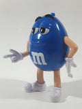 2017 Mars M&M's Blue Character 5" Tall Plastic Toy Figure Dispenser