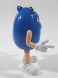 2017 Mars M&M's Blue Character 5" Tall Plastic Toy Figure Dispenser