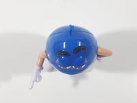 2017 Mars M&M's Blue Character 5" Tall Plastic Toy Figure Dispenser