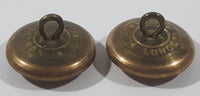 Antique Firmin London RCAF Royal Canadian Air Force 7/8" Brass Military Button Set of 2