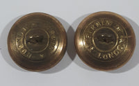 Antique Firmin London RCAF Royal Canadian Air Force 7/8" Brass Military Button Set of 2