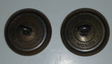 Antique Wm. Scully Ltd Montreal RCAF Royal Canadian Air Force 7/8" Brass Military Button Set of 2