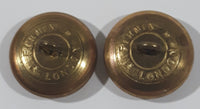 Antique Firmin London RCAF Royal Canadian Air Force 7/8" Brass Military Button Set of 2